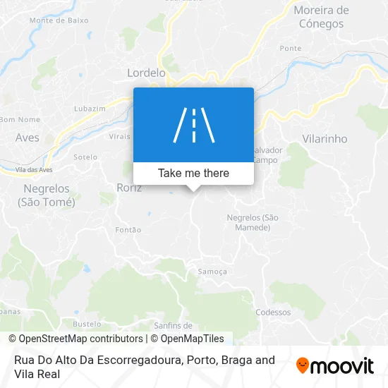 Rua Do Alto Da Escorregadoura map