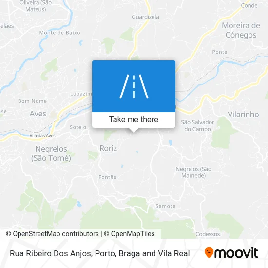 Rua Ribeiro Dos Anjos map