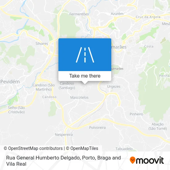 Rua General Humberto Delgado map