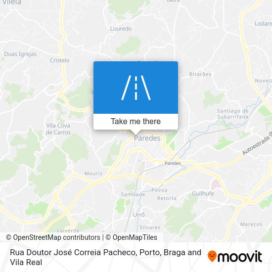 Rua Doutor José Correia Pacheco map