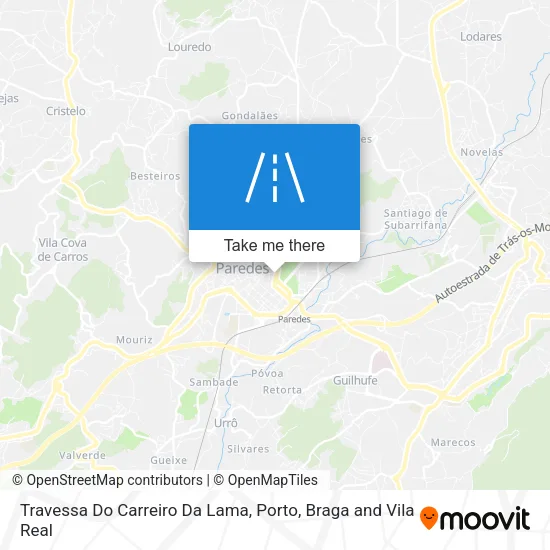 Travessa Do Carreiro Da Lama map