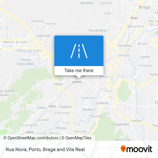 Rua Nova map