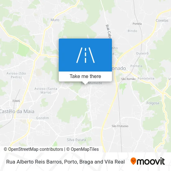 Rua Alberto Reis Barros map