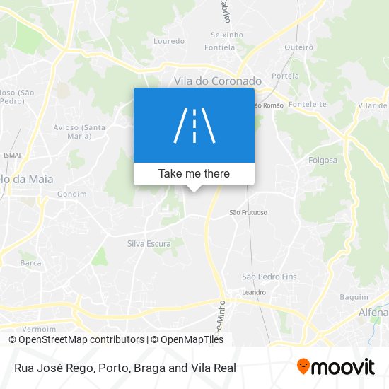 Rua José Rego map