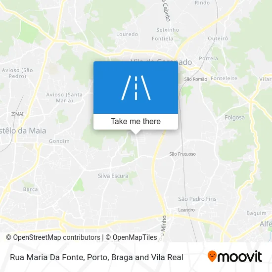 Rua Maria Da Fonte map