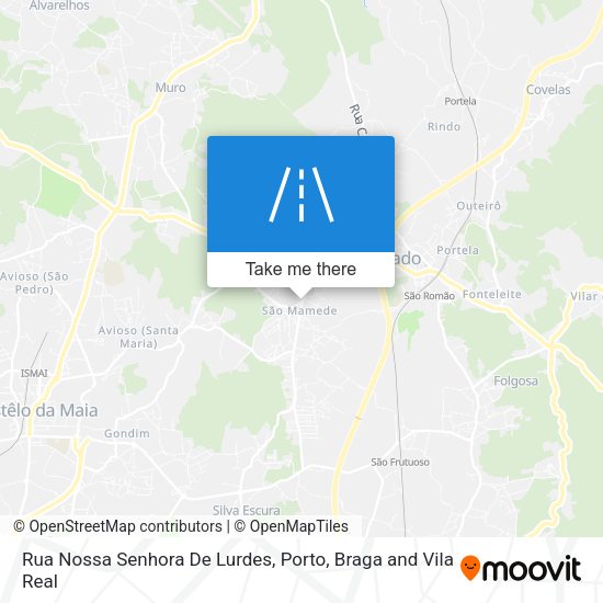 Rua Nossa Senhora De Lurdes mapa