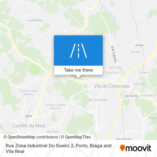 Rua Zona Industrial Do Soeiro 2 map