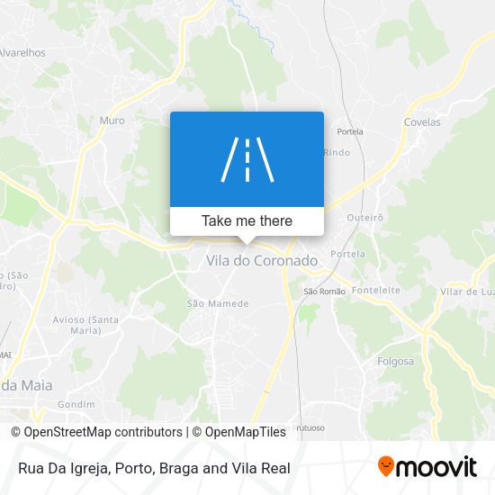 Rua Da Igreja mapa