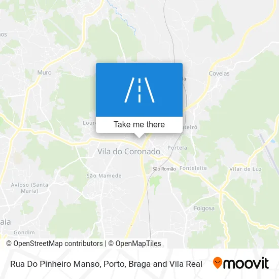 Rua Do Pinheiro Manso map