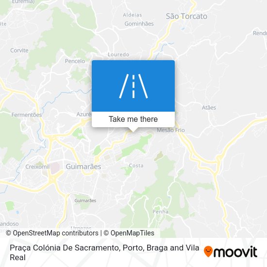 Praça Colónia De Sacramento mapa