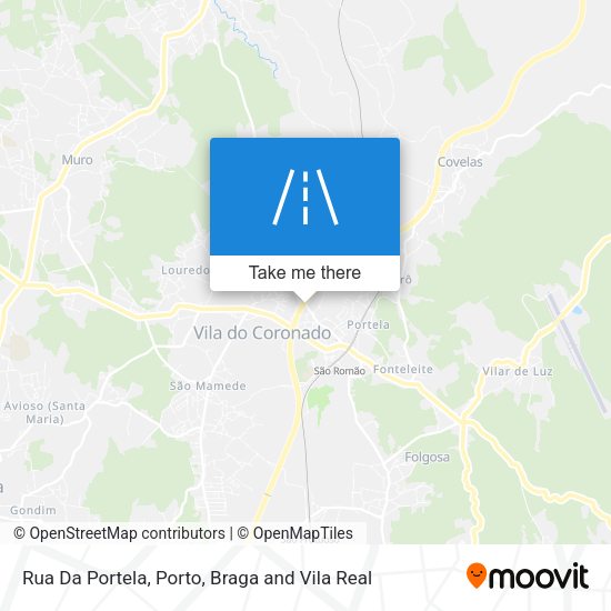 Rua Da Portela mapa