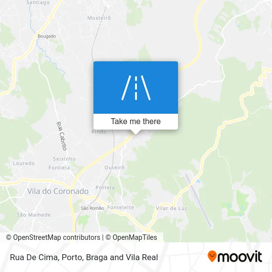 Rua De Cima map