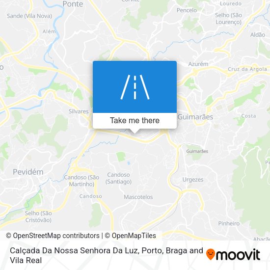 Calçada Da Nossa Senhora Da Luz map