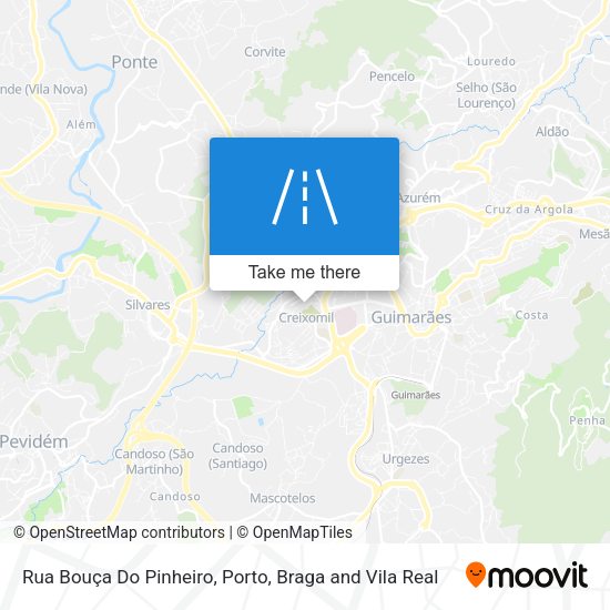 Rua Bouça Do Pinheiro mapa