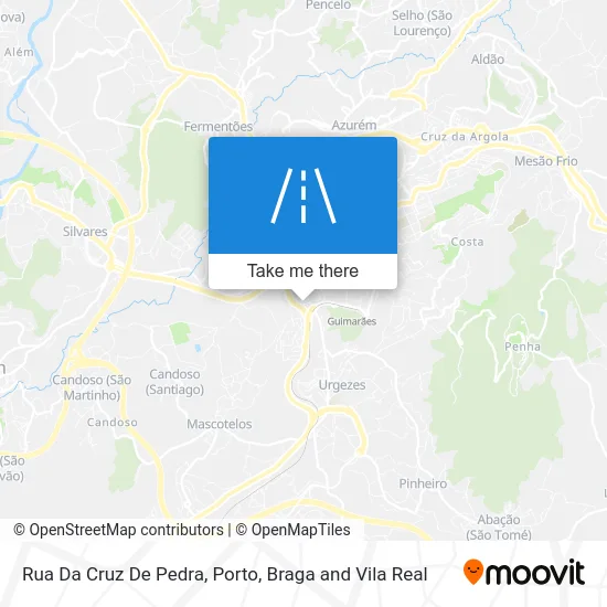 Rua Da Cruz De Pedra map