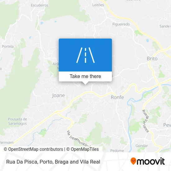 Rua Da Pisca map