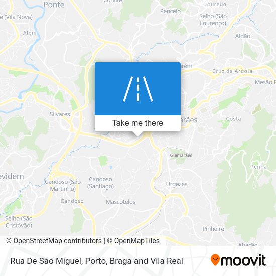 Rua De São Miguel map