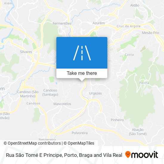 Rua São Tomé E Príncipe map