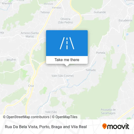 Rua Da Bela Vista map