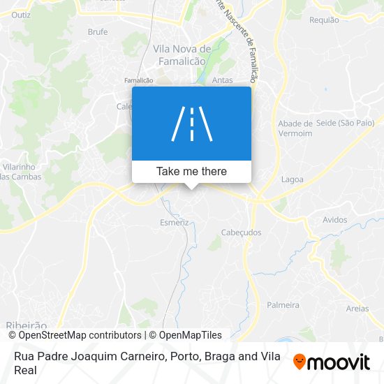 Rua Padre Joaquim Carneiro mapa