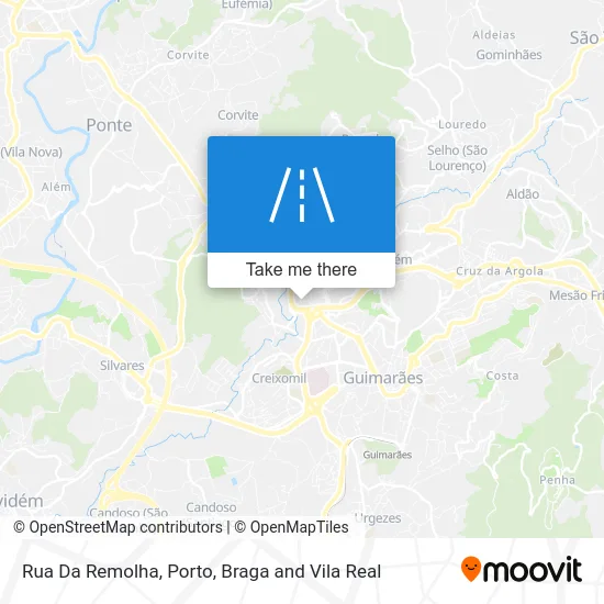 Rua Da Remolha map