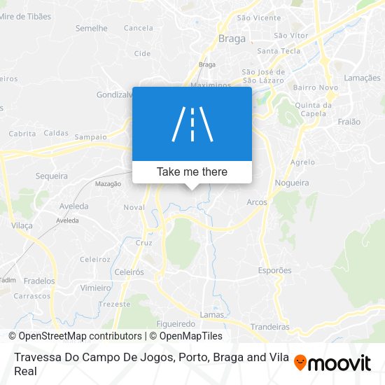 Travessa Do Campo De Jogos mapa
