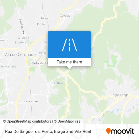 Rua De Salgueiros map