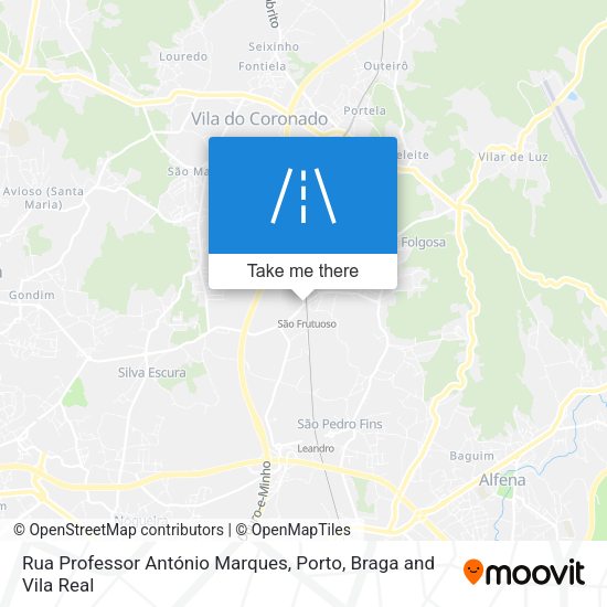 Rua Professor António Marques map