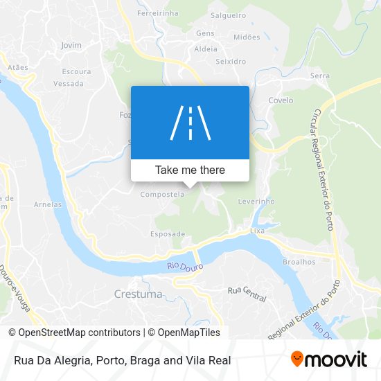 Rua Da Alegria mapa