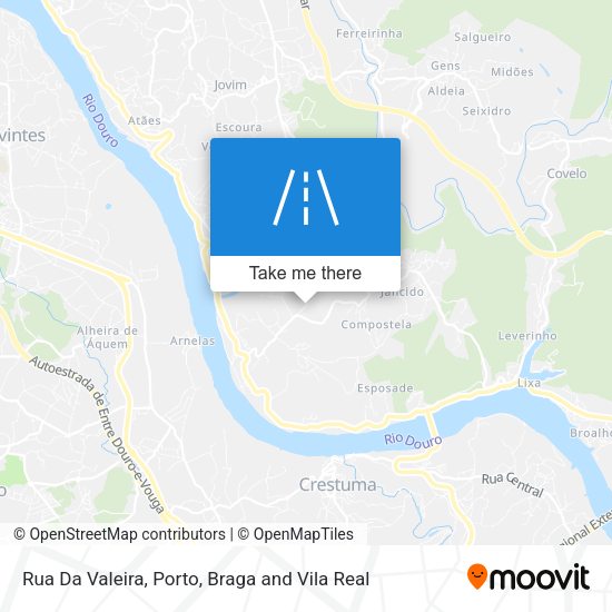 Rua Da Valeira map