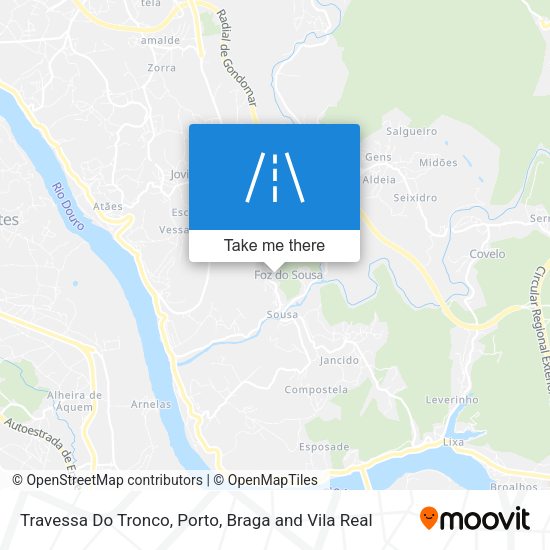 Travessa Do Tronco mapa