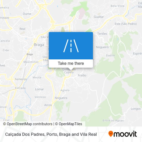 Calçada Dos Padres map