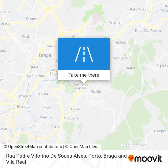 Rua Padre Vitorino De Sousa Alves map