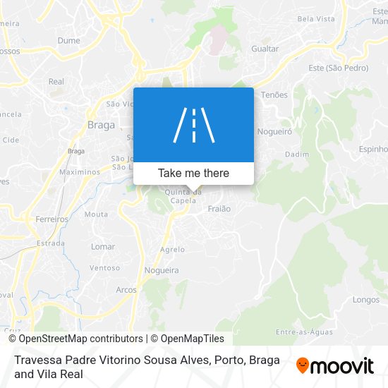 Travessa Padre Vitorino Sousa Alves mapa
