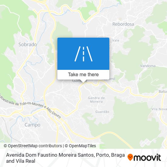 Avenida Dom Faustino Moreira Santos map