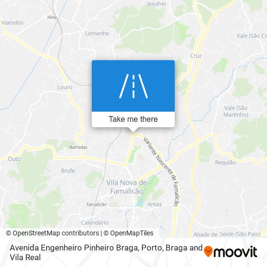 Avenida Engenheiro Pinheiro Braga map