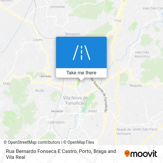 Rua Bernardo Fonseca E Castro map