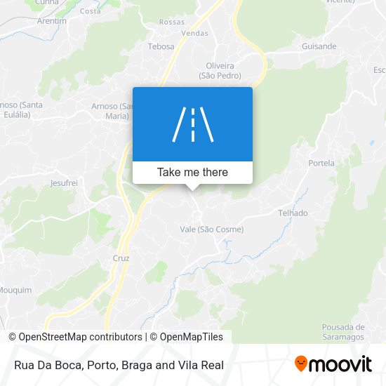 Rua Da Boca map