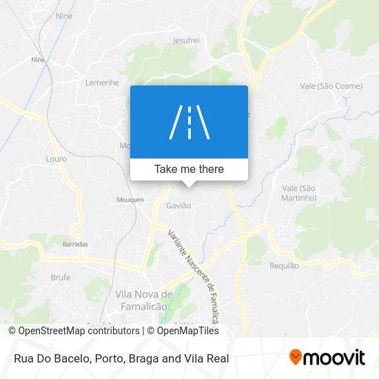 Rua Do Bacelo map