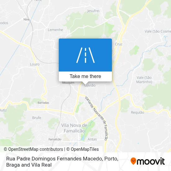 Rua Padre Domingos Fernandes Macedo map