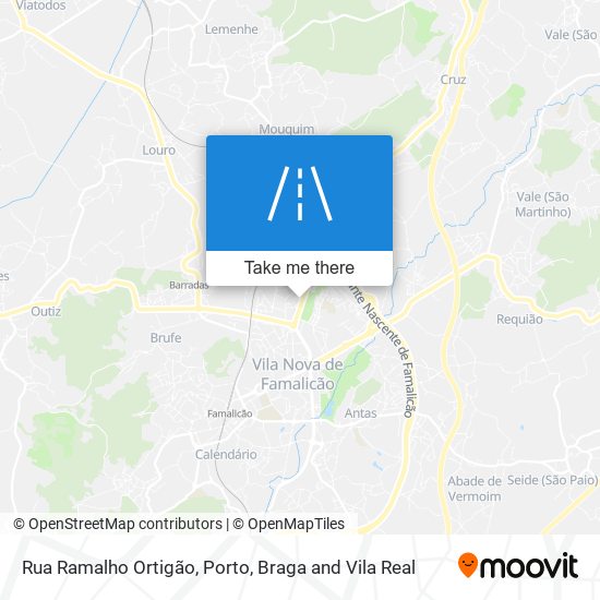 Rua Ramalho Ortigão mapa