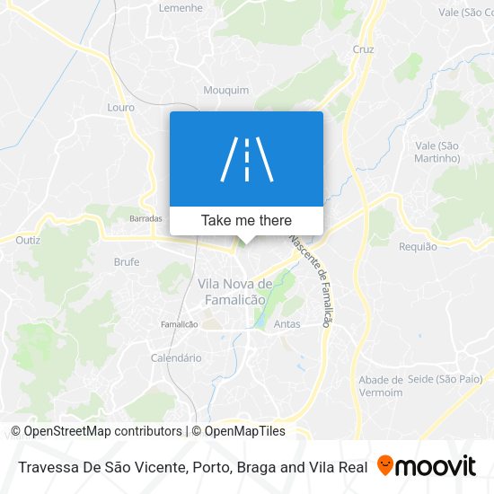 Travessa De São Vicente mapa