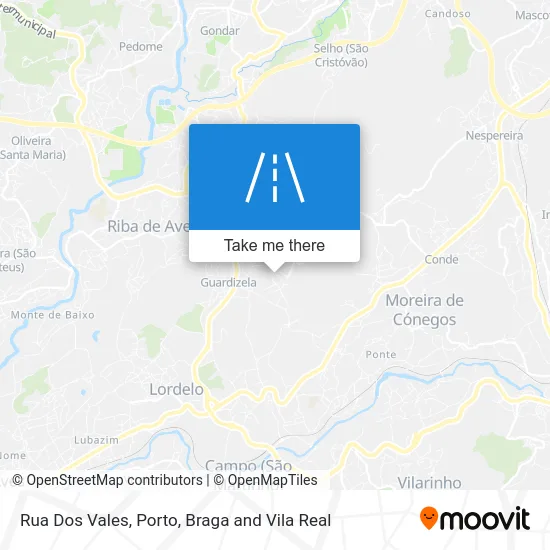 Rua Dos Vales map