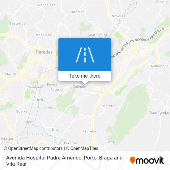 Avenida Hospital Padre Américo map