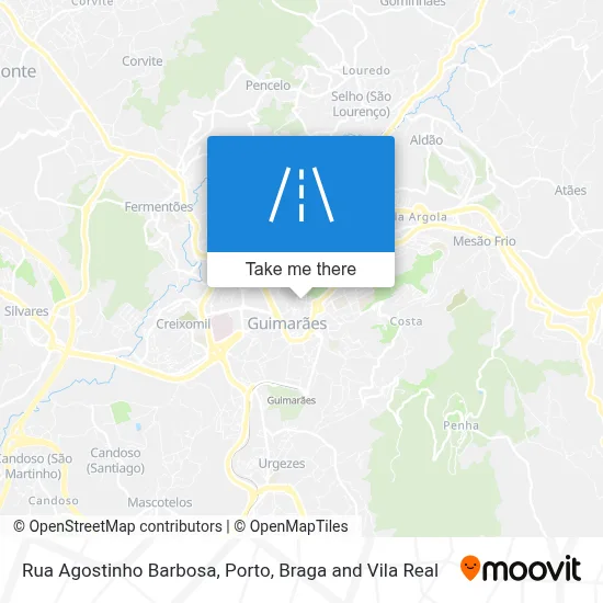 Rua Agostinho Barbosa map