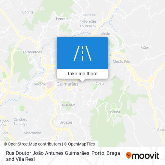 Rua Doutor João Antunes Guimarães map