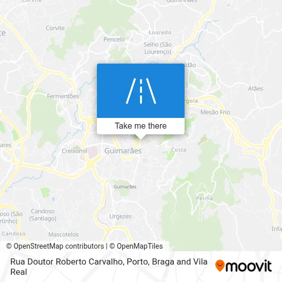 Rua Doutor Roberto Carvalho map