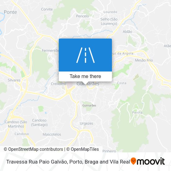 Travessa Rua Paio Galvão mapa