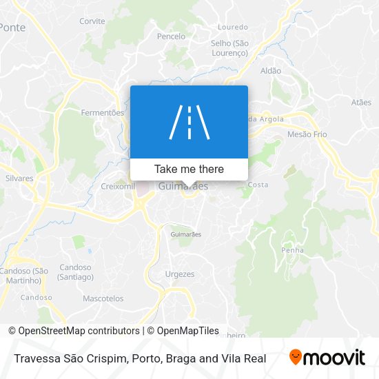 Travessa São Crispim map