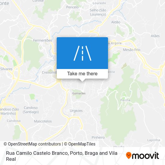 Rua Camilo Castelo Branco map
